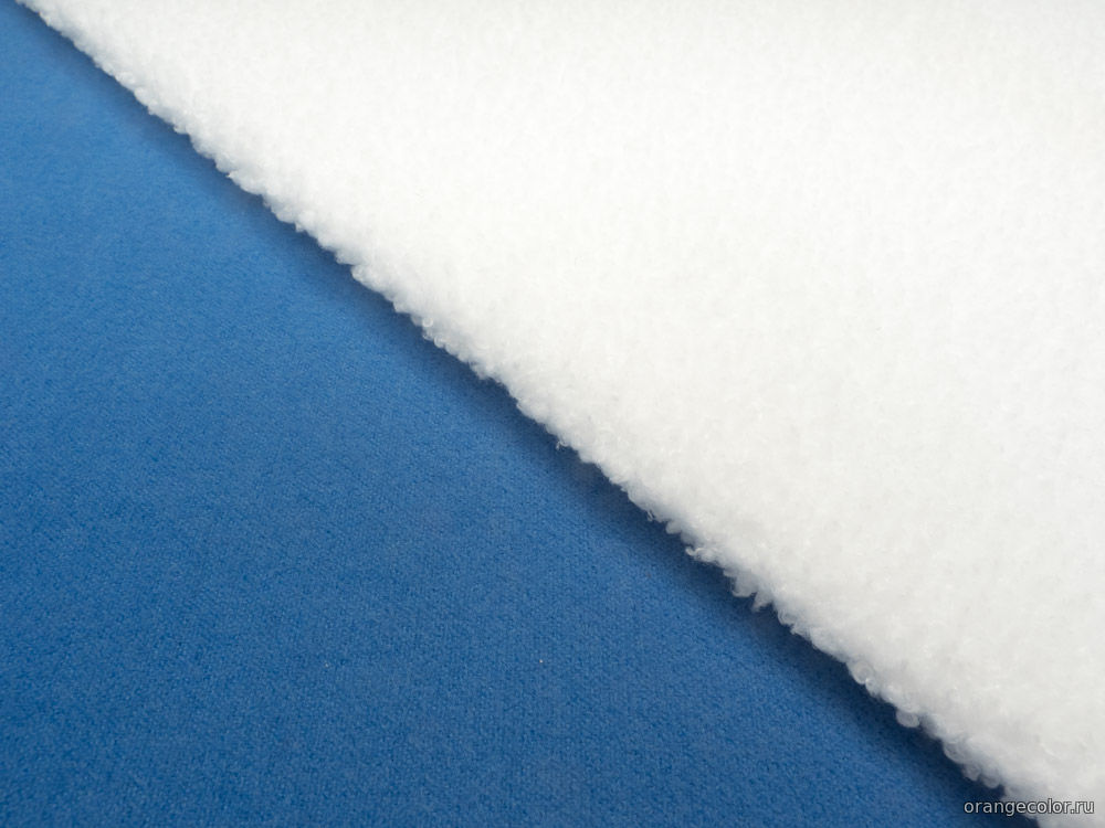Синяя фиалка на снегу