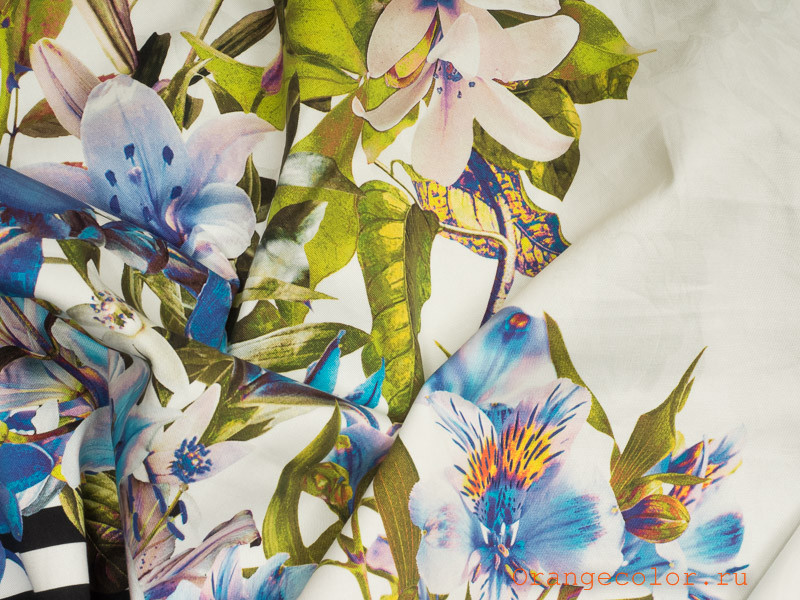 Кликните для увеличения изображения Ткань джинсового плетения 5522ХП