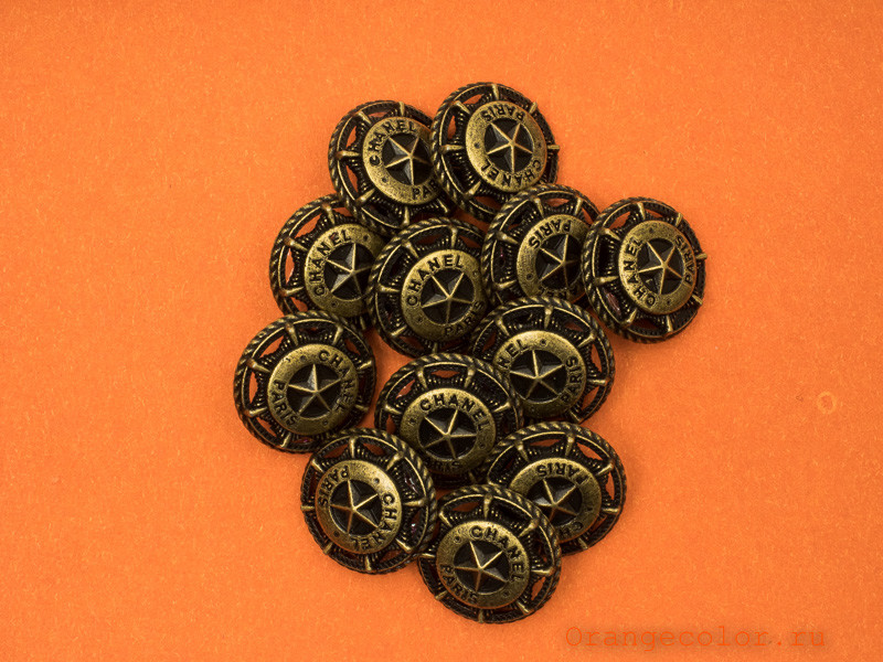 Кликните для увеличения изображения Пуговица с логотипом ПУ1491-01-18