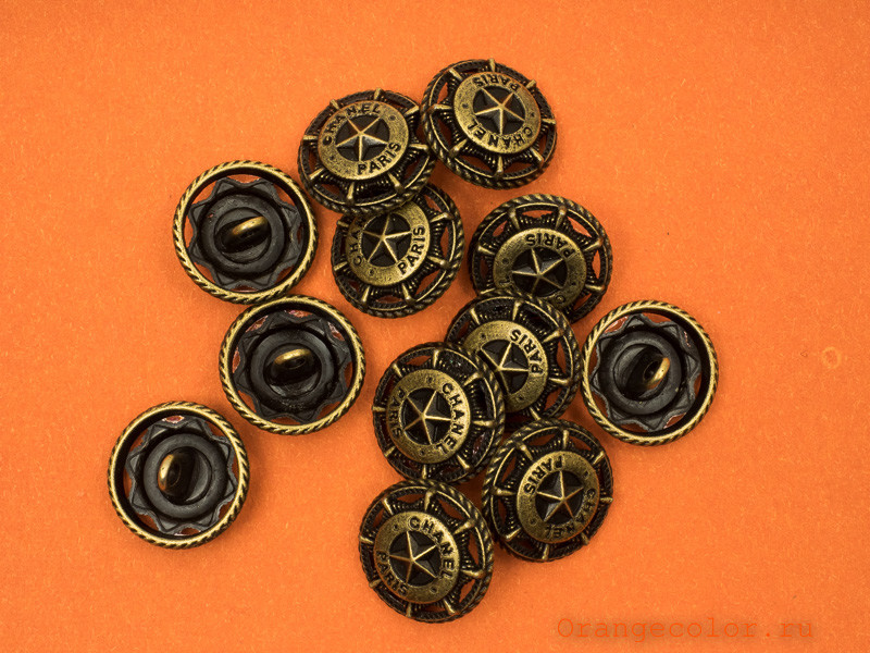 Кликните для увеличения изображения Пуговица с логотипом ПУ1491-01-18