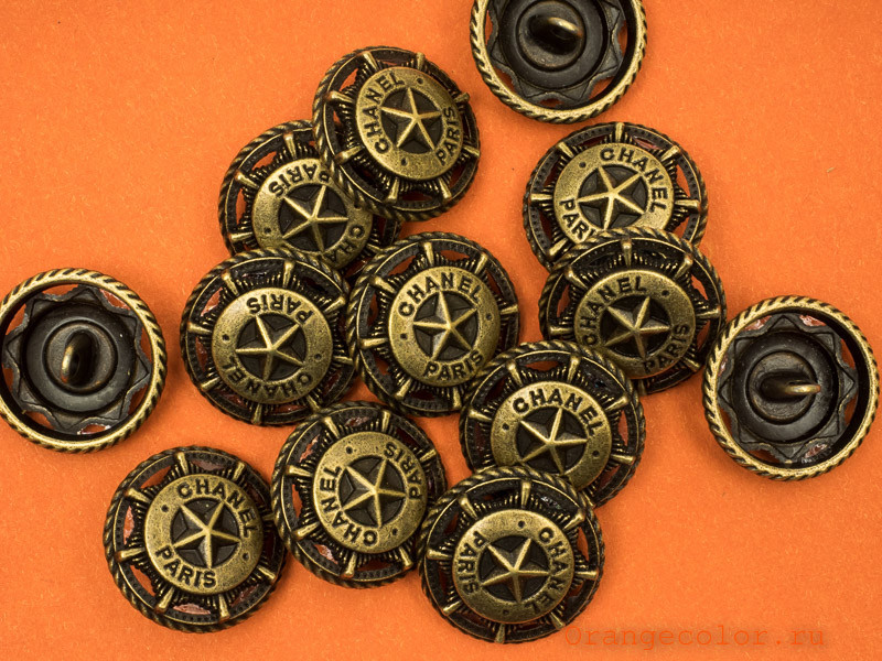 Кликните для увеличения изображения Пуговица с логотипом ПУ1491-01-23-3