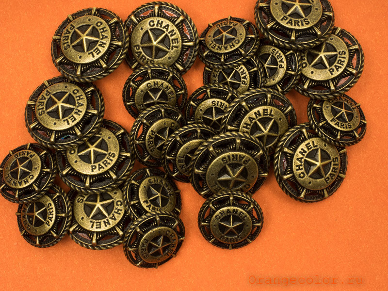 Кликните для увеличения изображения Пуговица с логотипом ПУ1491-01-23-3