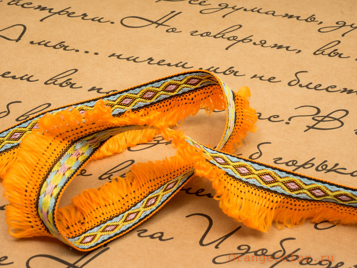 Кликните для увеличения изображения Жаккардовая тесьма 03272ТД-01