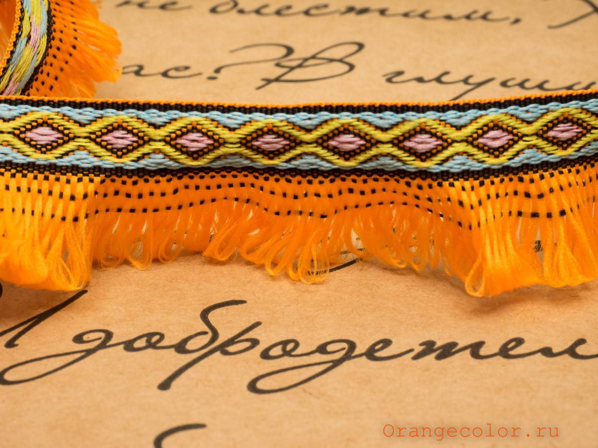 Кликните для увеличения изображения Жаккардовая тесьма 03272ТД-01