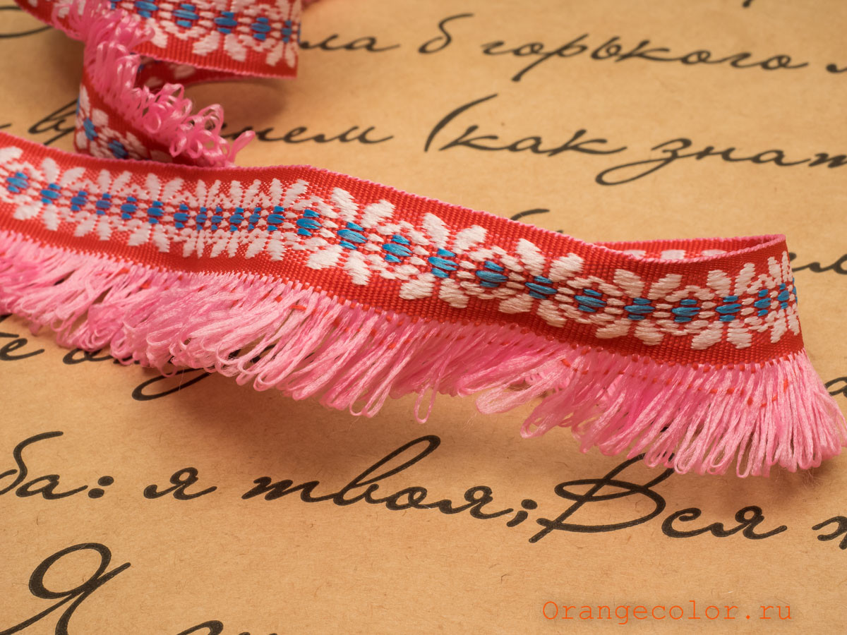 Кликните для увеличения изображения Тесьма жаккардовая 03274ТД-01