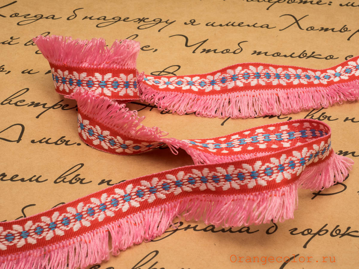 Кликните для увеличения изображения Тесьма жаккардовая 03274ТД-01