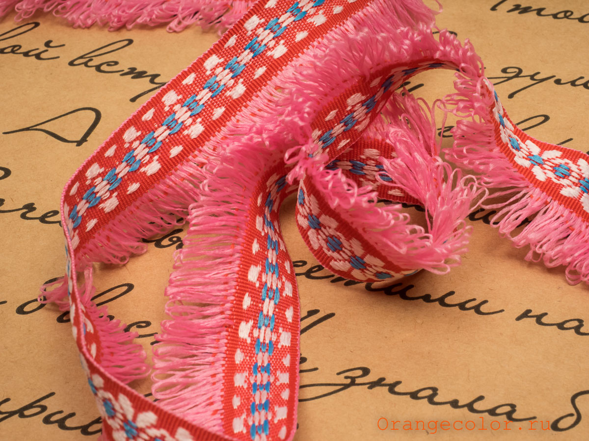 Кликните для увеличения изображения Тесьма жаккардовая 03274ТД-01