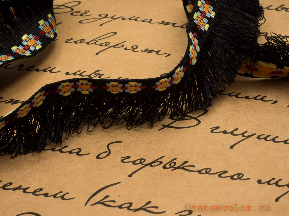 Кликните для увеличения изображения Жаккардовая тесьма 03277ТД-02