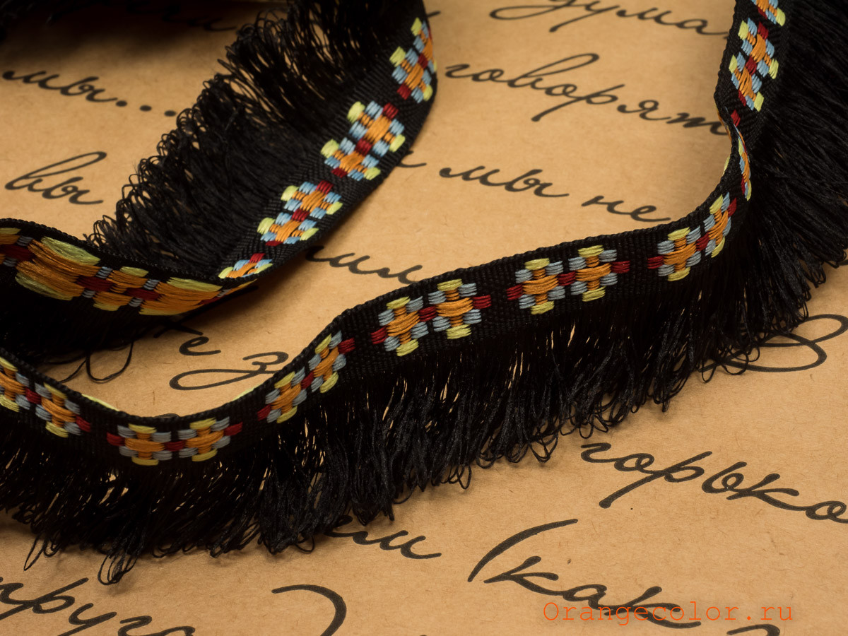 Кликните для увеличения изображения Жаккардовая тесьма 03277ТД-02