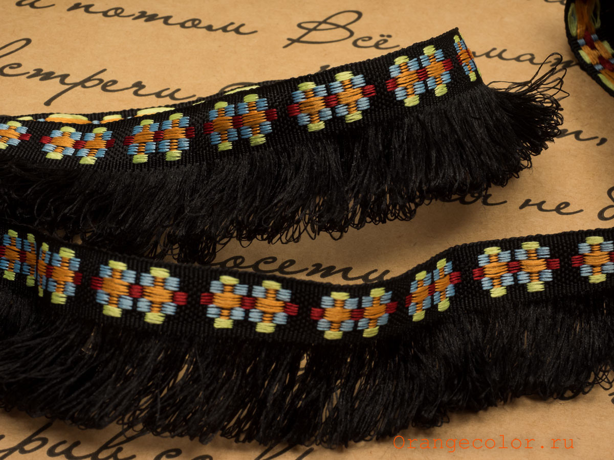 Кликните для увеличения изображения Жаккардовая тесьма 03277ТД-02