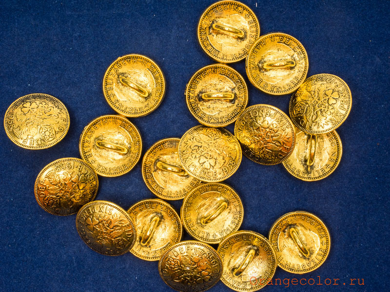 Кликните для увеличения изображения Пуговица-монетка ПУ1533-01-18