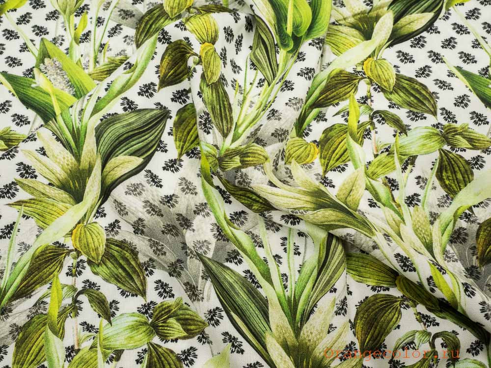 Кликните для увеличения изображения Блузочно-плательный штапель 5810БП-1.8