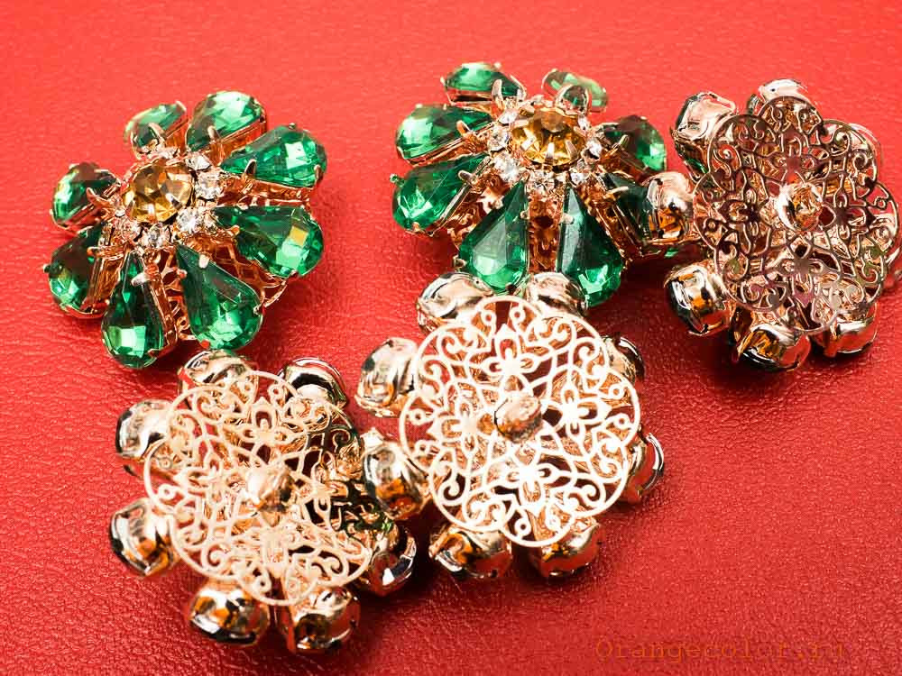 Кликните для увеличения изображения Ажурная пуговица ПУ1588-01-25