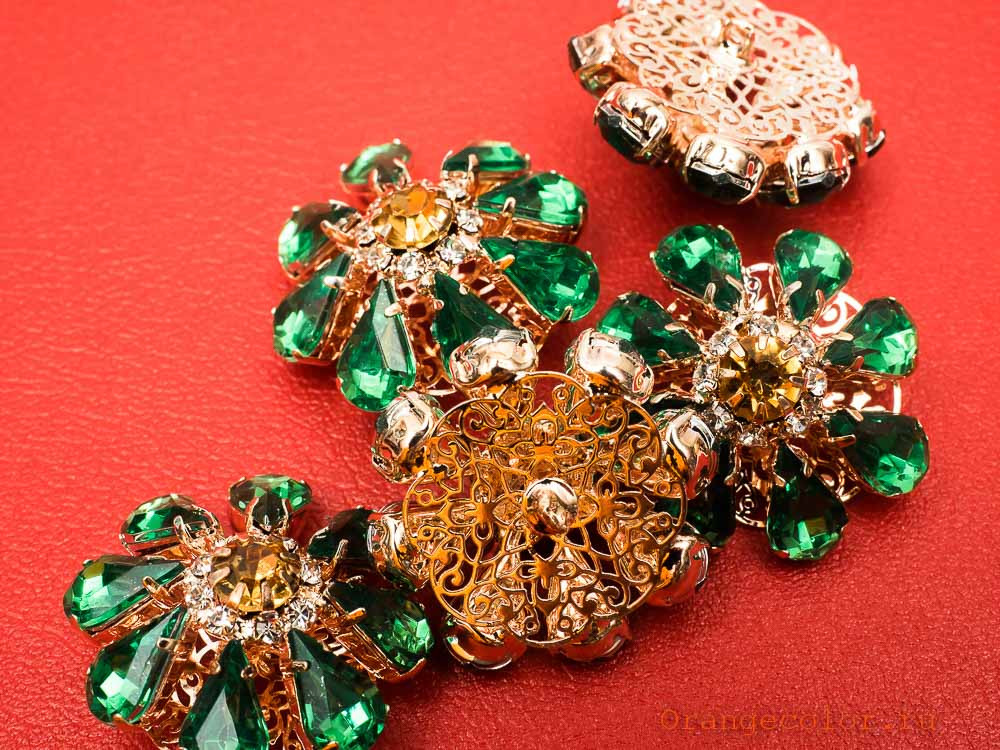 Кликните для увеличения изображения Ажурная пуговица ПУ1588-01-25