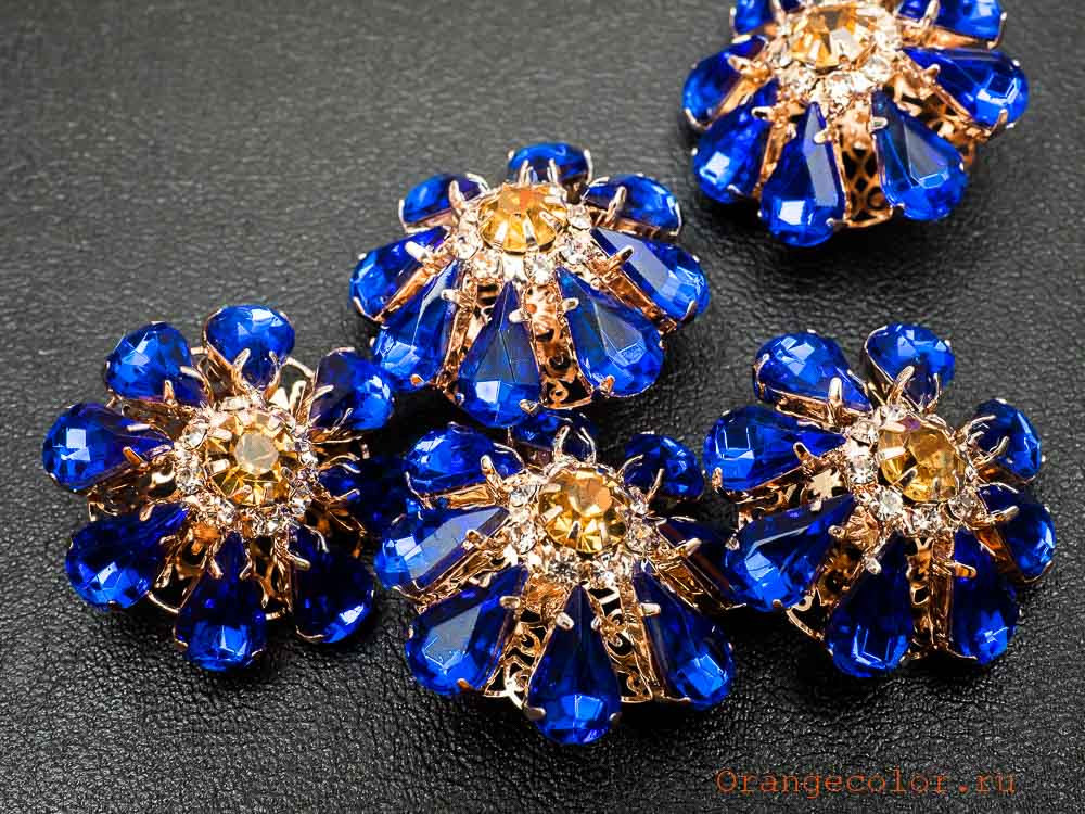 Ажурная пуговица ПУ1588-04-25