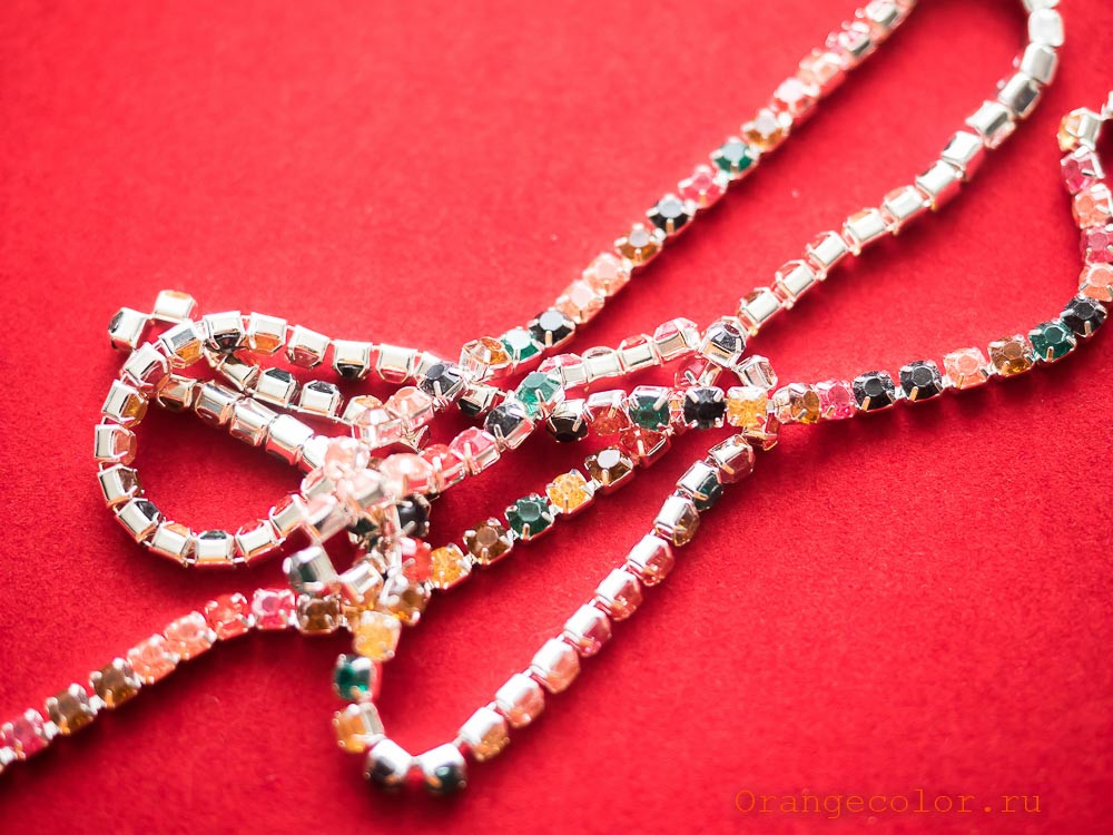 Тесьма со стразами 03809ТС-01