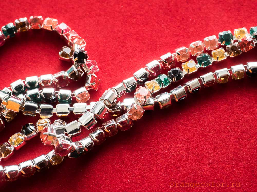 Тесьма со стразами 03809ТС-01