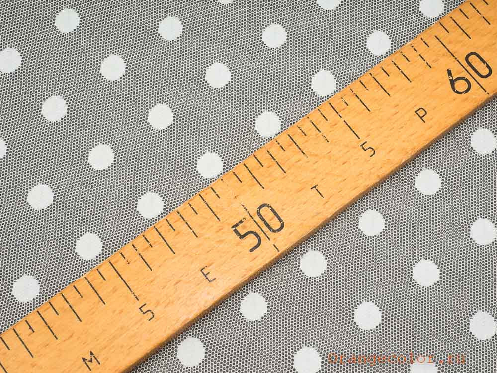 Тонкая сетка с горошками 5882КР