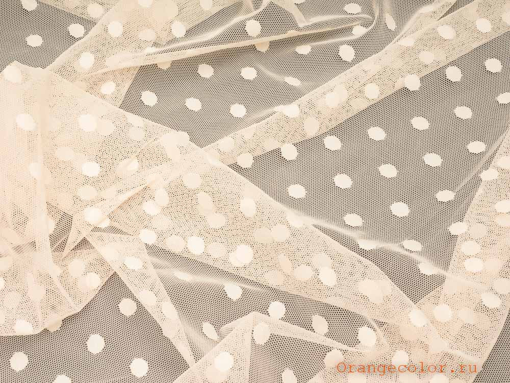 Тонкая сетка с горошками 5884КР