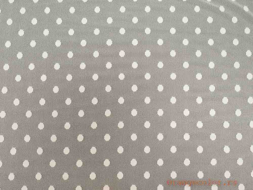 Кликните для увеличения изображения Тонкая сетка с горошками 5886КР