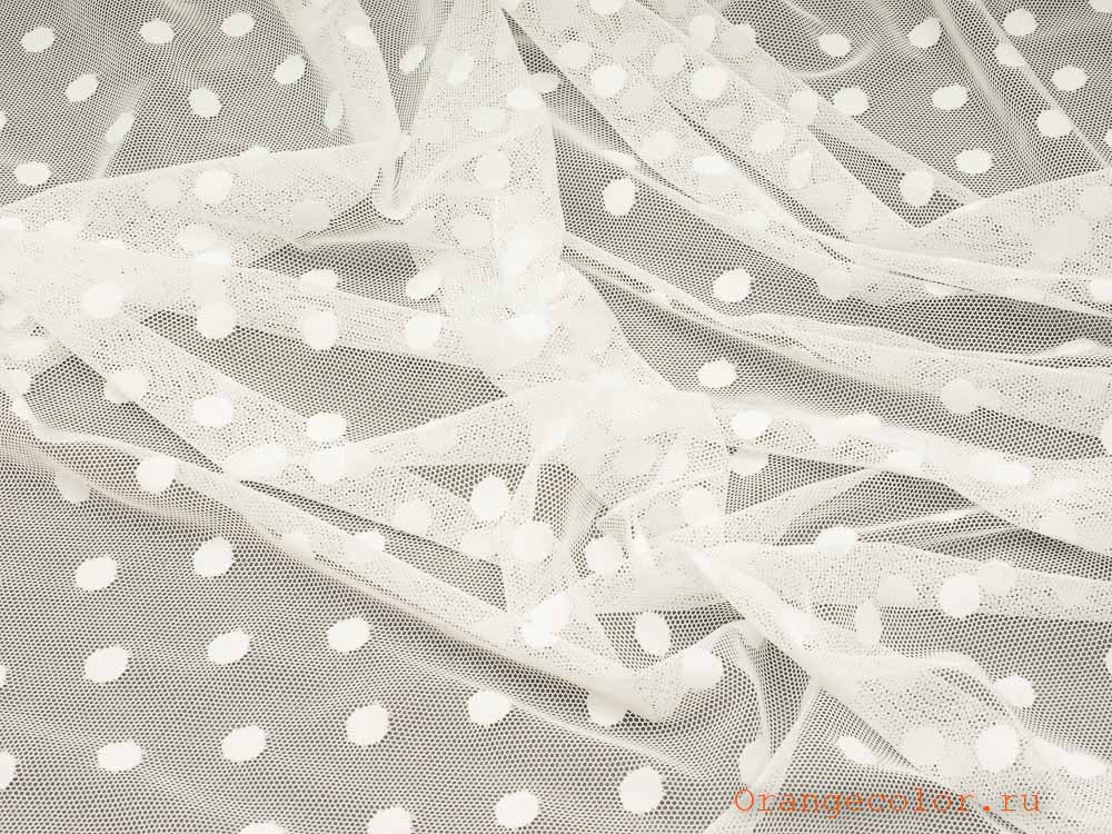 Кликните для увеличения изображения Тонкая сетка с горошками 5886КР