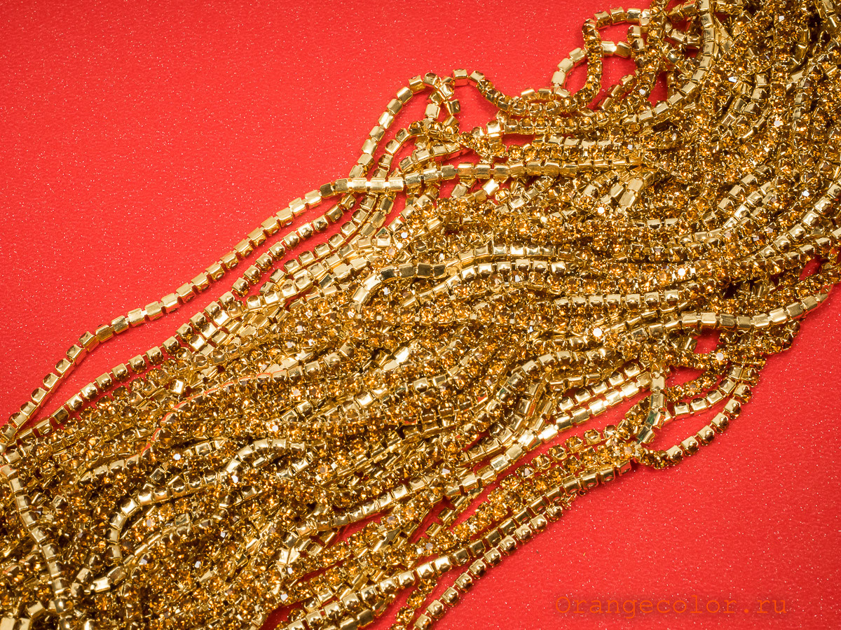 Тесьма со стразами 03811ТС-01