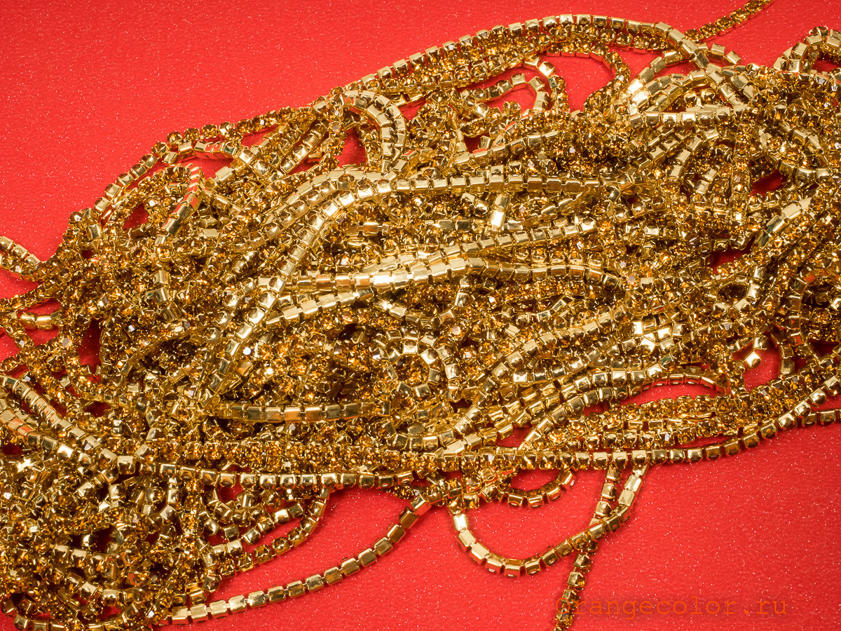 Тесьма со стразами 03811ТС-01