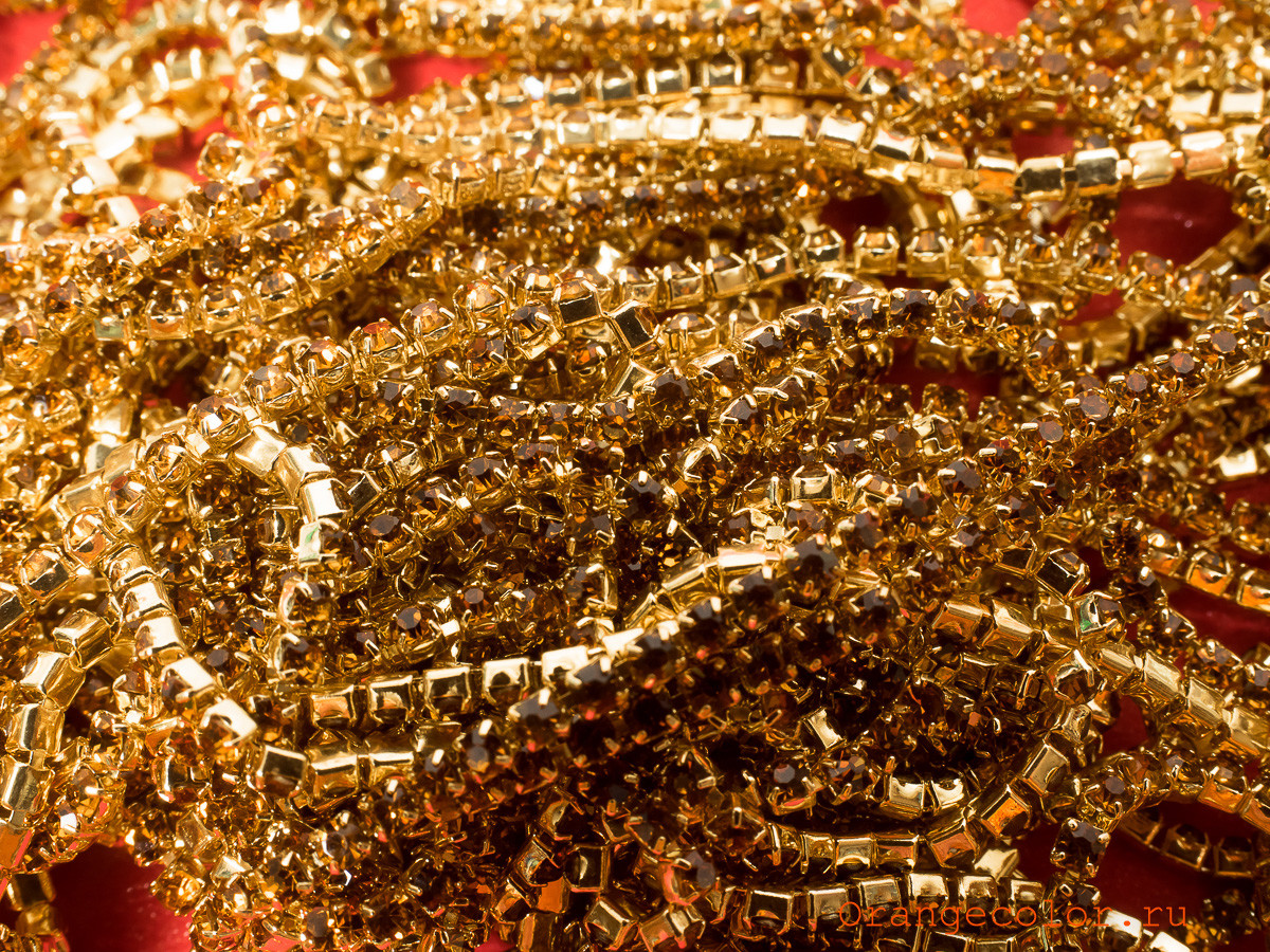 Тесьма со стразами 03811ТС-01