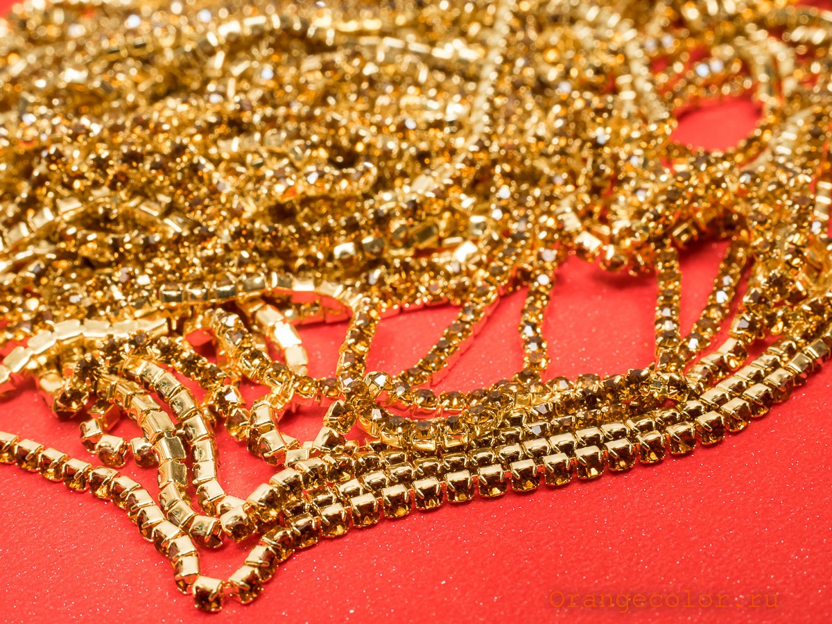 Тесьма со стразами 03811ТС-01