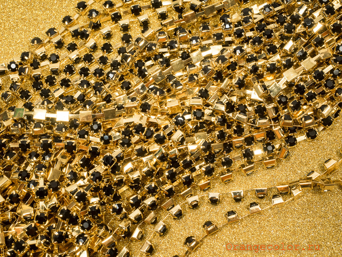 Тесьма со стразами 03812ТС-01