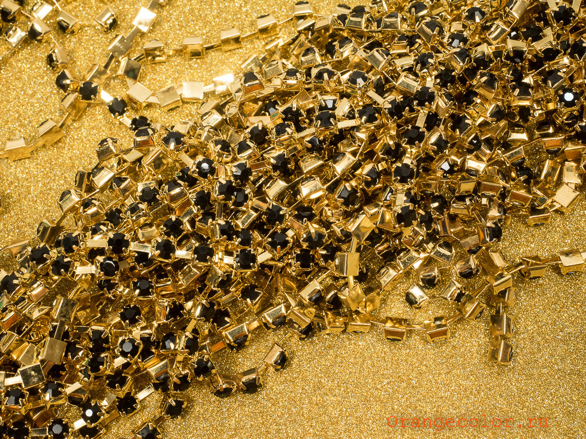 Тесьма со стразами 03812ТС-01