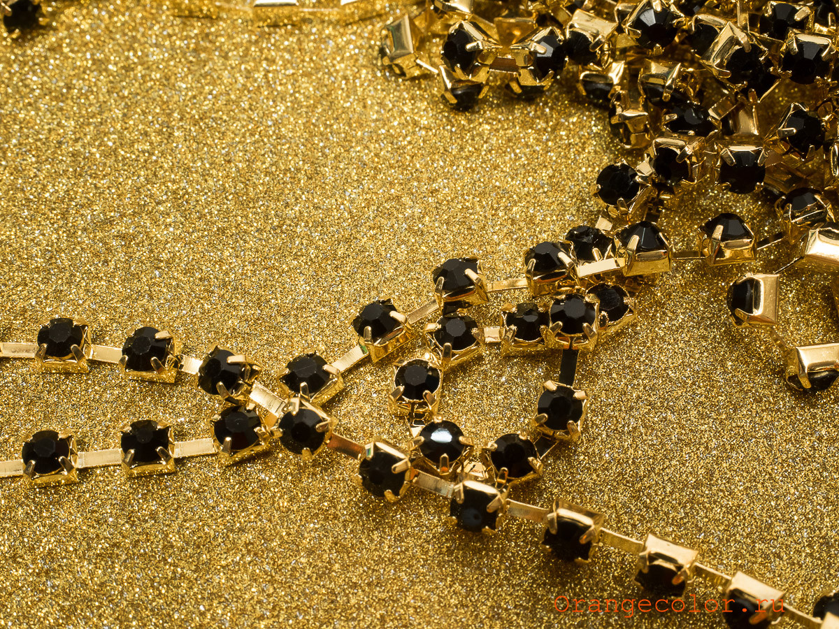 Тесьма со стразами 03812ТС-01