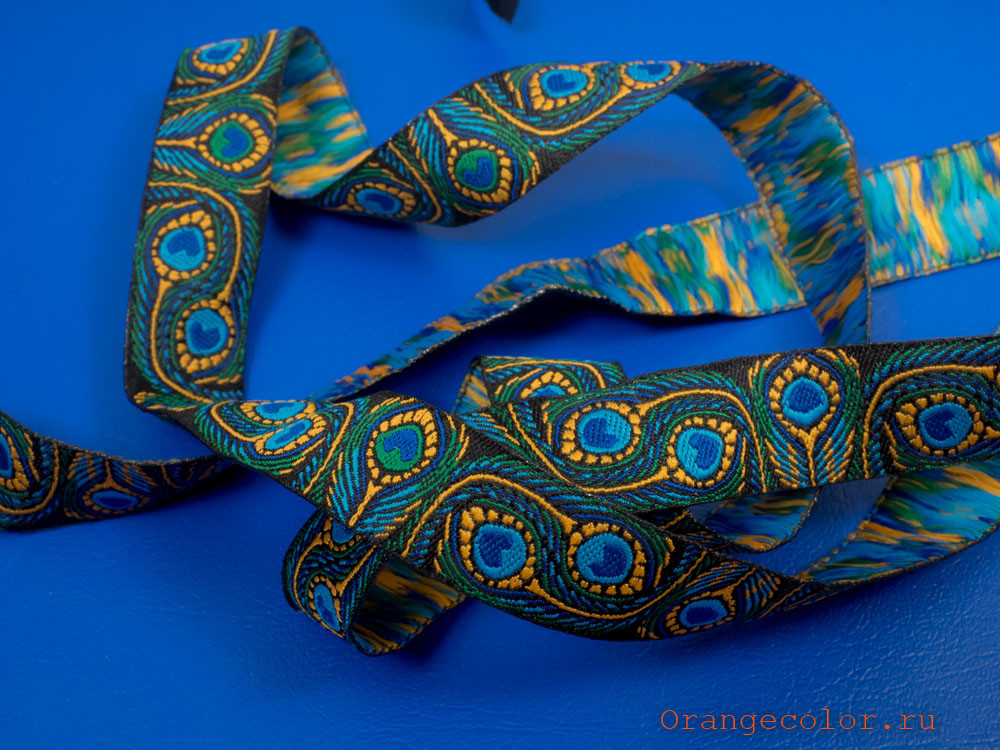 Кликните для увеличения изображения Жаккардовая тесьма 03375ТД-01