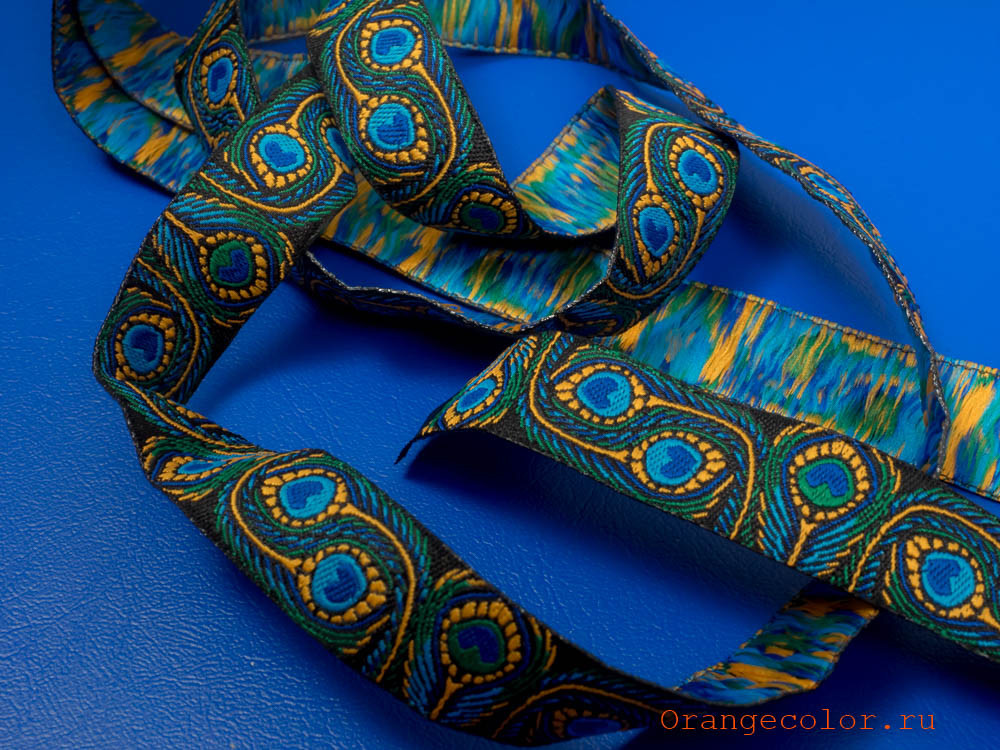 Кликните для увеличения изображения Жаккардовая тесьма 03375ТД-01