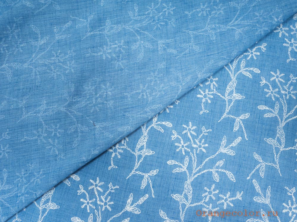 Кликните для увеличения изображения Ткань с имитацией вышивки 6250ХПЛ