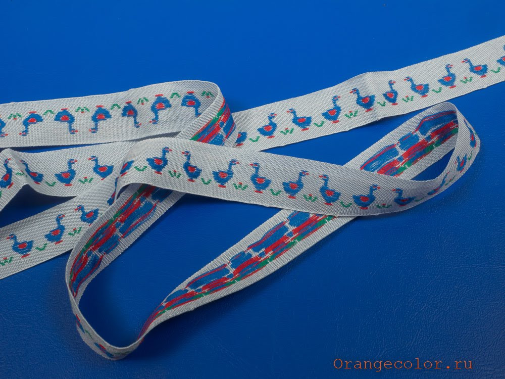 Кликните для увеличения изображения Жаккардовая тесьма 03409ТД-02