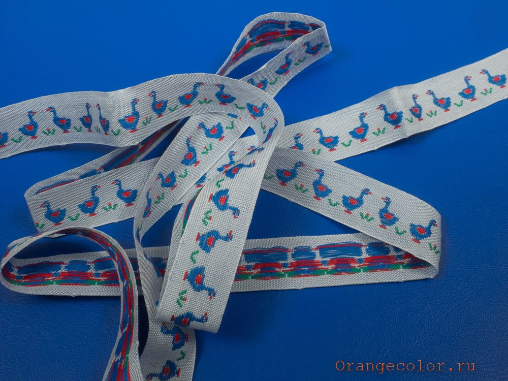 Кликните для увеличения изображения Жаккардовая тесьма 03409ТД-02