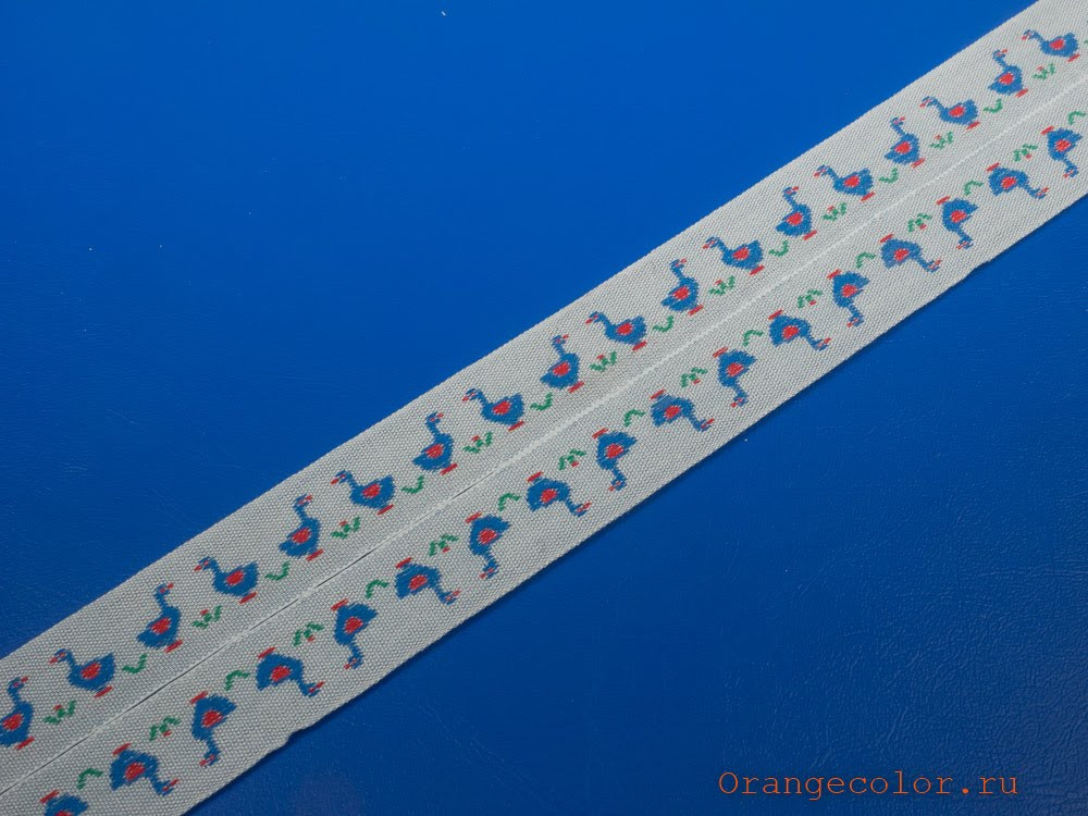 Кликните для увеличения изображения Жаккардовая тесьма 03409ТД-02