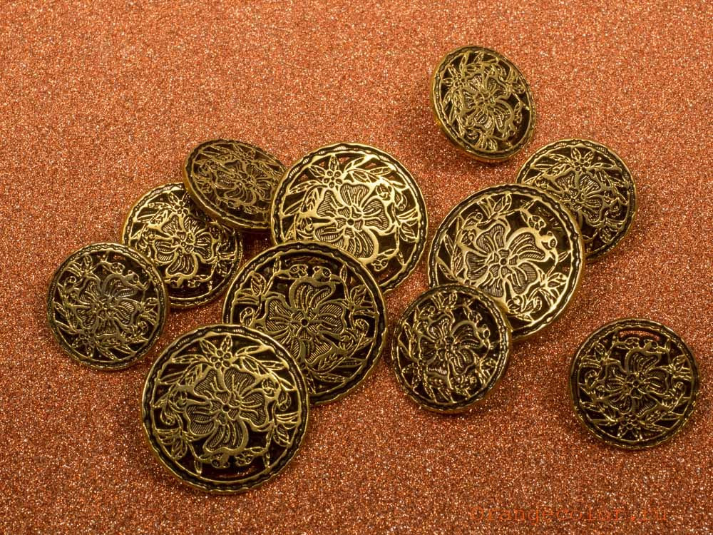 Кликните для увеличения изображения Пуговица с цветами ПУ1603-02-23