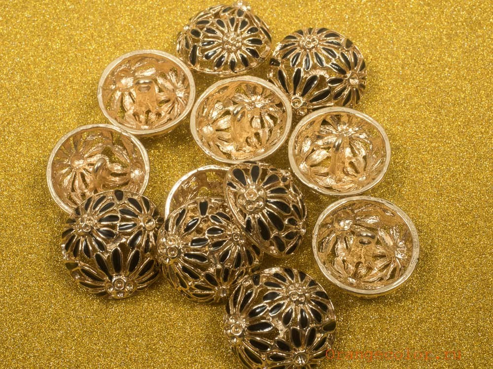 Ажурная пуговица ПУ1605-01-25