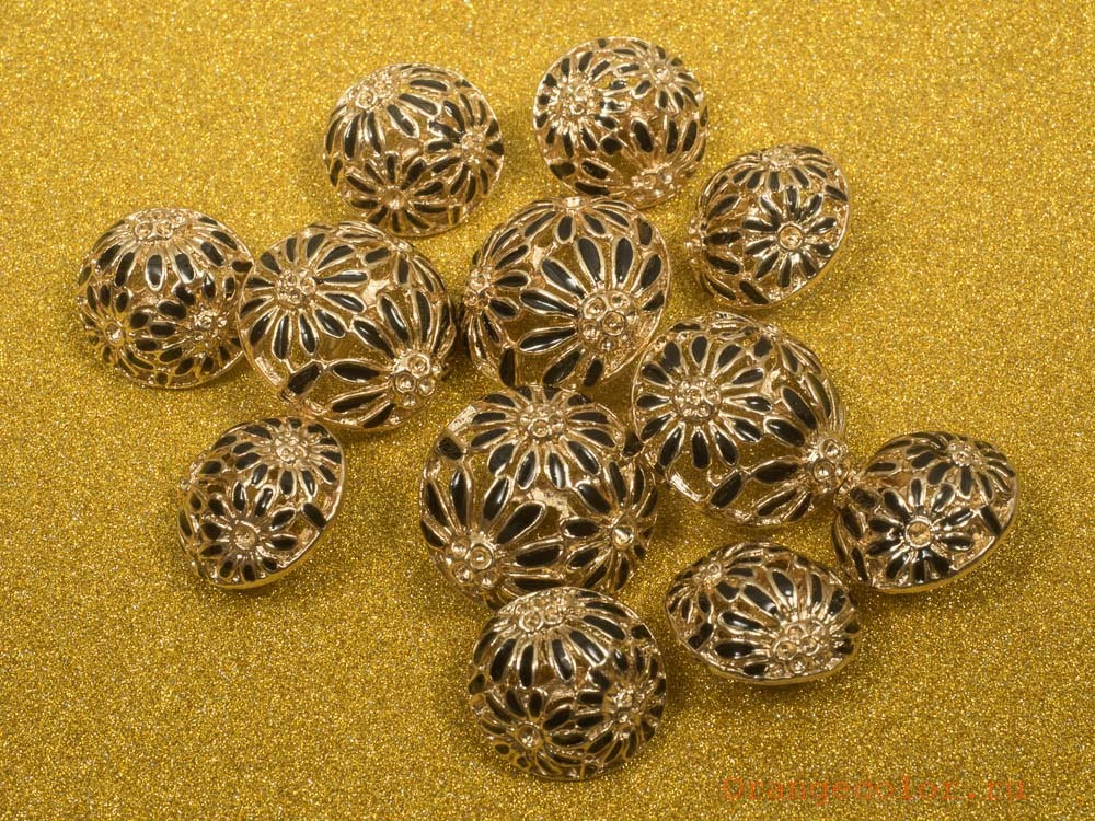 Ажурная пуговица ПУ1605-01-25