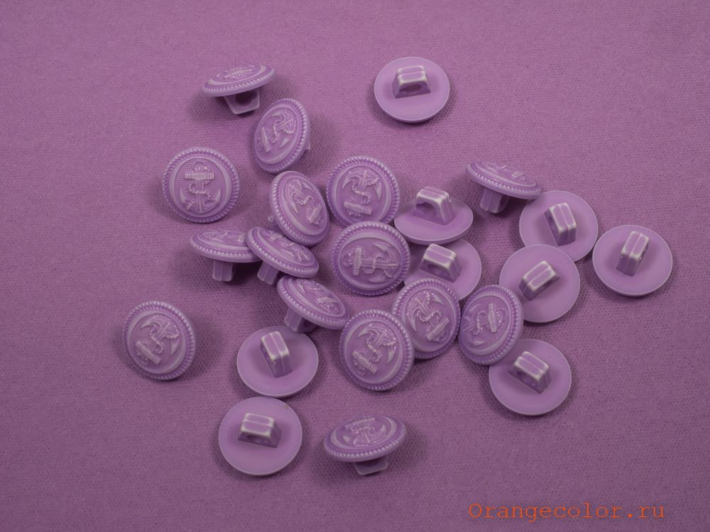 Пуговица с якорем ПУ1607-01-13