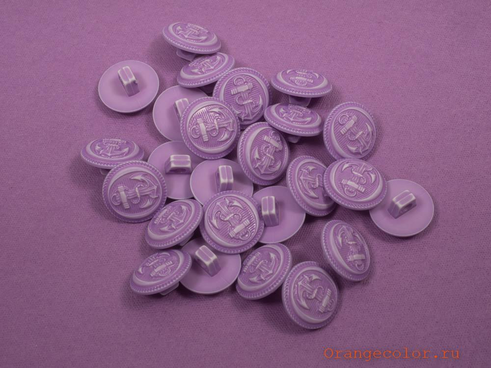 Кликните для увеличения изображения Пуговица с якорем ПУ1607-01-15