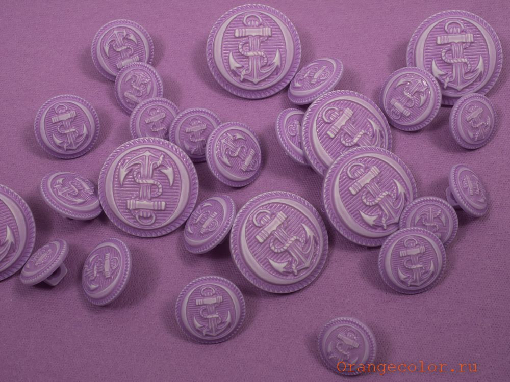 Кликните для увеличения изображения Пуговица с якорем ПУ1607-01-15