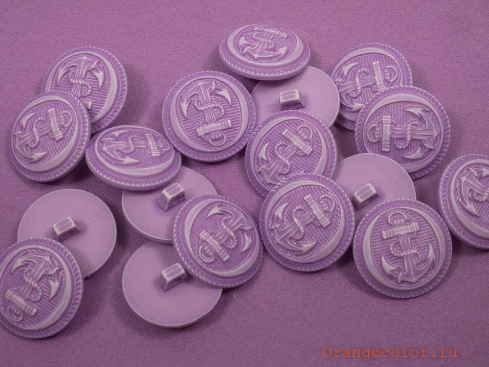 Кликните для увеличения изображения Пуговица с якорем ПУ1607-01-23