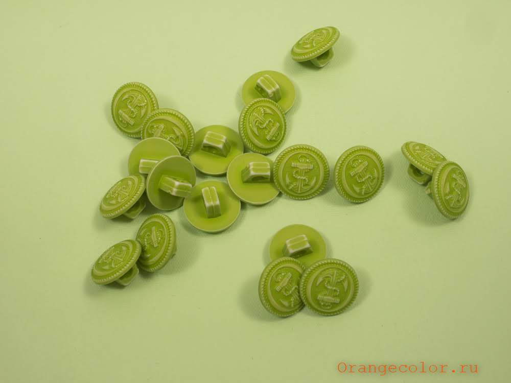 Пуговица с якорем ПУ1607-02-13