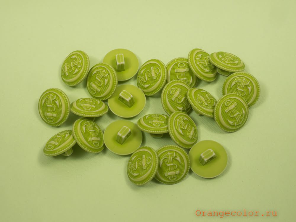 Кликните для увеличения изображения Пуговица с якорем ПУ1607-02-15