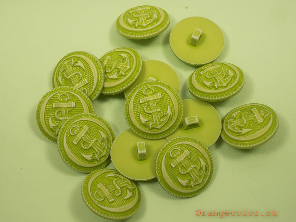 Кликните для увеличения изображения Пуговица с якорем ПУ1607-02-23