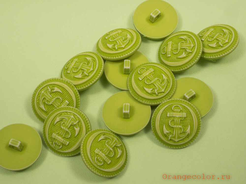 Кликните для увеличения изображения Пуговица с якорем ПУ1607-02-23