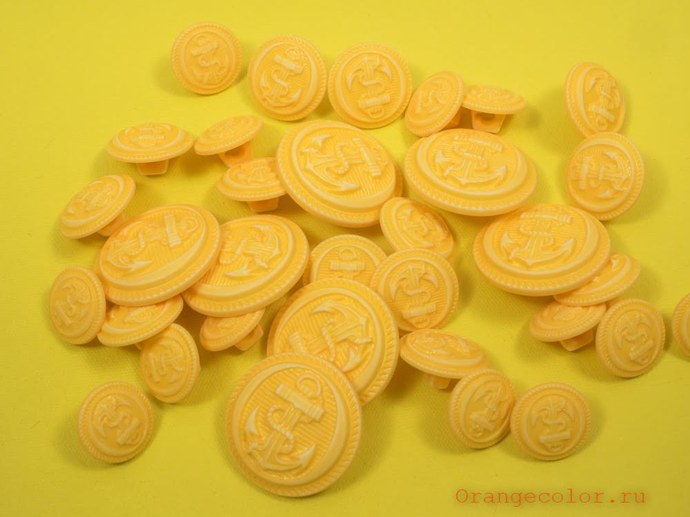 Кликните для увеличения изображения Пуговица с якорем ПУ1607-04-13